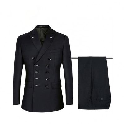 China Wholesale Custom Black Anti-wrinkle Monetcat Brand Wedding Best 2 Piece Mens Suits for sale