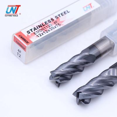 China Stainless Steel Milling Machine Ball End Mill Cutter, 0.6 UM Grit Size End Mill Cutting Tools for Stainless Steel Cutter for sale