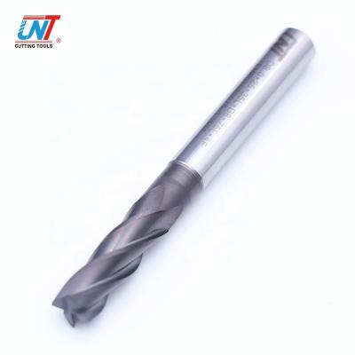 China Slitter UNT Diamond Coated Solid Carbide 4F Square Cutting Tools For 3D Glass Mold for sale