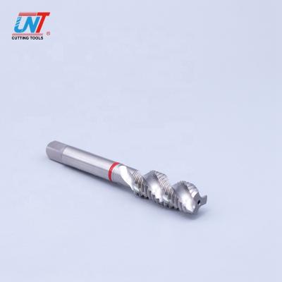 China HSS-Co M10X1.5 HIGH SPEED STEEL uncoated spiral spline tap for stainless steel, JIS standard machine tap for sale