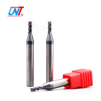 China Solid Carbide UNT Carbide Endmill CNC Cutter Tool For Metal Milling Cutter Router Bit Square Face End Mill HRC 45/55/60/70 for sale