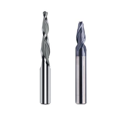 China Carbide CNC Precision Cutting Tool UNT Milling Cutter Flat Tapered End Mill Carbide for sale