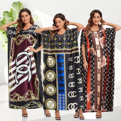 China National Islamic Clothing Customize Modern Abaya Kaftan Muslim Robes Silk Fashion Designer Islamic Clothing For Women African Clothing for sale