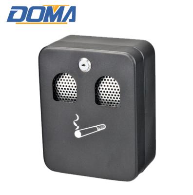 China DM-H2000 Steel Ashtray Wall Mounted Smoking Bin for sale