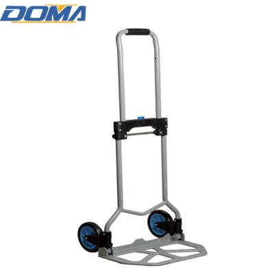 China 60kg Lightweight Capacity Two Wheel Hand Trolley For Stairs Hand Climbing Foldable Trolley for sale