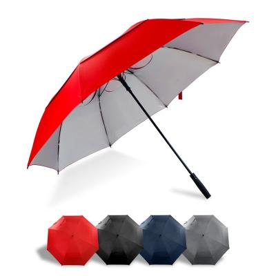 China Suitable For Sports Golf Umbrella 68inch 150cm Diameter With Wind Ducts Custom Design for sale