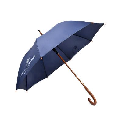 China Minimalist Wooden Umbrella With Strong Twisted And Soft Handle Windproof Classic for sale