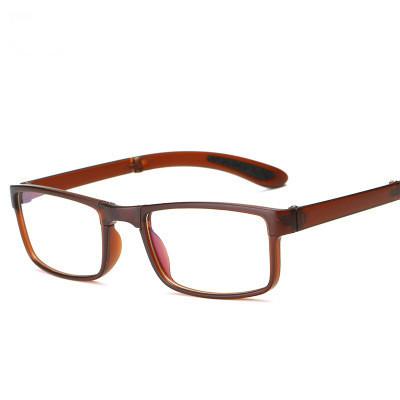 China For 2021 new high-quality color square TR90 glass frame computer reading books fashion men and women reading glasses anti relieve fa for sale