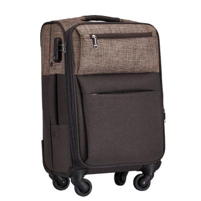 China School NGO-distance travel\etc bags carry-on luggage suitcase set hand trolley customized hard spinner nylon traveling luggage DIZHEN for sale