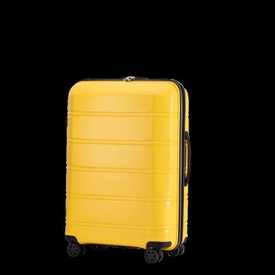 China The school NGO-distance trip\etc. DIZHEN Custom Durable Logo pp Shell Luggage Aluminum Travel Suitcases hard sets high quality rolling box for sale