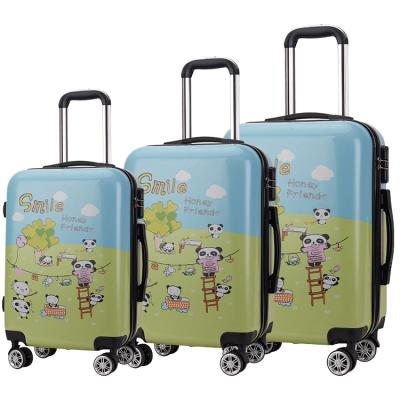 China Fashionable Polycarbonate Carry On Luggage Wholesale Set PC Hand Shinning Luxury Suitcase From School NGO-Distance Travel\etc. for the trip for sale