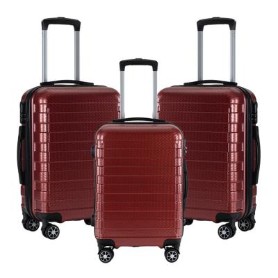 China Wholesale Inch Popular Design ABS+PC Travel Luggage 4 Wheel Spinner Hard Suitcases From School NGO-Distance Travel\etc. 20 24 28 for sale