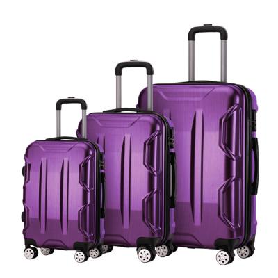 China New Design ABS+PC School NGO-Distance Travel\etc Lightweight Suitcase Business Luggage Portable Pull Rod Aluminum Hard Shell Travel Luggage Bag for sale