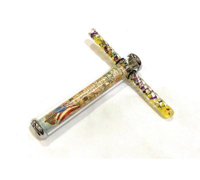 China Item Promotional Acrylic Kaleidoscope Toy Glitter Wand Kaleidoscope Gift for sale