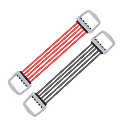 China Effective Chest Expander 5 Strings Resistance Board System Adjustable Bands for sale