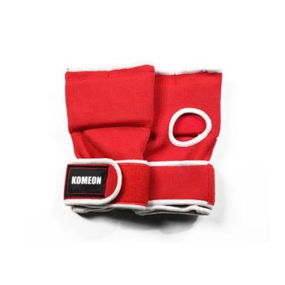 China Durable Personalized Boxing Padded Inner Gel Gloves With Long Strap For Boxing Muttahida Majlis-e-Amal for sale