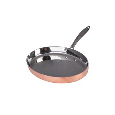 China High Quality Copper Viable Triple Non Stick Oval Fish Pan for sale