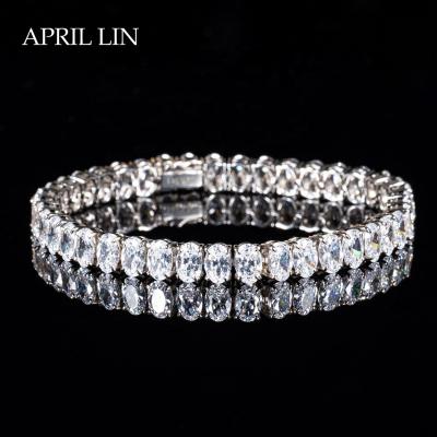 China New Trend Romantic Jewelry 925 Sterling Silver Crystal Bangle Crystal Bracelet for sale