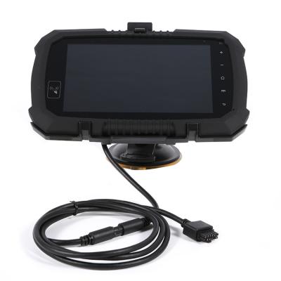 China Fleet management; vehicle tracking 7inch tablet pc android rugged industrial car screen for vehicle tracking heavy duty truck with gps for sale