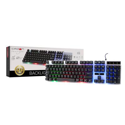 China Wholesale Spanish Layout Gaming Keyboard Accessories Luminous Custom Gamer PC Keyboard Yes for sale