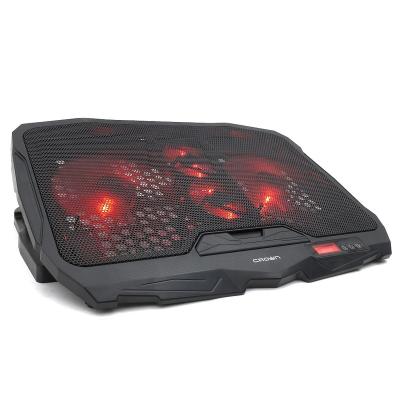 China 15/inch/17inch/18inch Laptop Cooler Cooling Pad With 2 RGB Fans Notebook USB Air Cooler Laptop Cooling Pad for sale