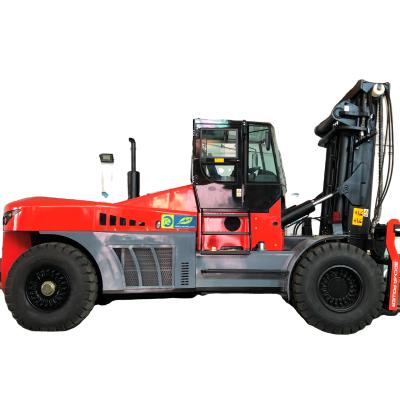 China Hotels 25 Ton Diesel Heavy Forklifts Truck Color Red New Style for sale