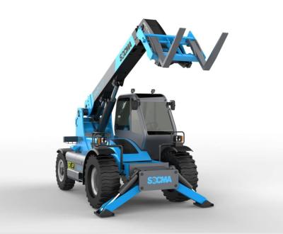 China Building material stores SOCMA 4 ton 4t forklift telescopic loader telehandler for sale