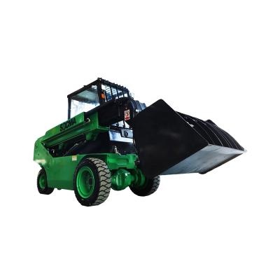 China Building material shops SOCMA mini telehandler telescopic loader with bale handler for sale