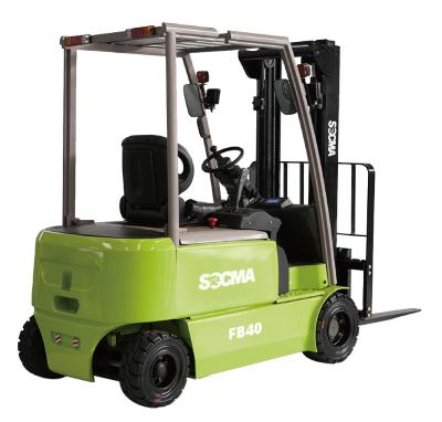 China Building Material Shops 4 Ton Lithium Battery Forklift, Balanced Electric Forklift for sale