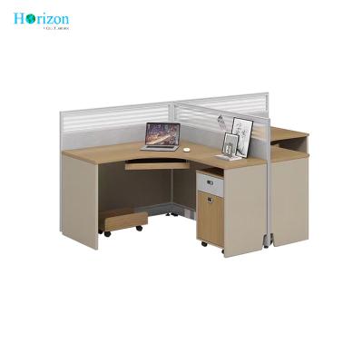 China Factory High Quality Office Call Center Convertible Workstation 2 Person Direct Desk for sale