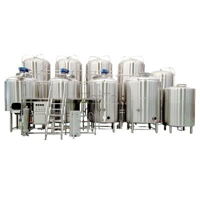 China Tiantai 50HL Beer Brewing System 5000L Stainless Steel 5 Vessel Commercial Brewery Equipment Turnkey Brewery Brewery Plant Equipment for sale