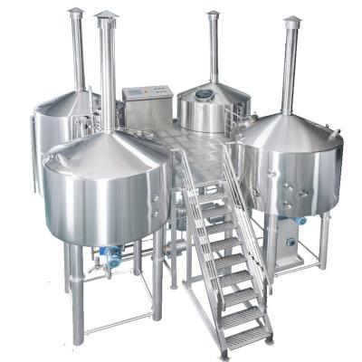 China Tiantai 3000L 30HL Brewery Brewery Equipment Commercial Steam Heated Three Vessel Stainless Steel Semi Automatic Beer Brewing System for sale