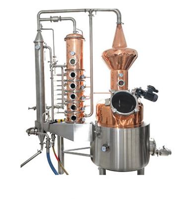 China Distillery 300L 3HL Tiantai Copper Distillers Distillery Home Alcohol Distillation for sale