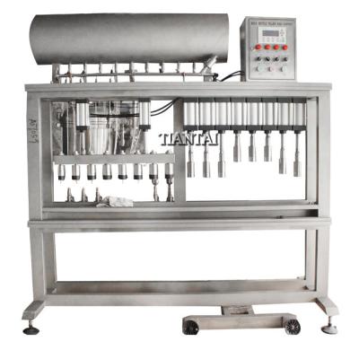 China 330ml- 2L Bottles Automatic Control 6-Station Glass Bottle Beer Filling Machine Pressure for sale