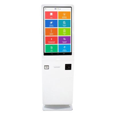 China HXtouch line thermal payment indoor kiosk printing self service bibliothek a4 kiosk printer kiosk machine solution machine for business lobby for sale