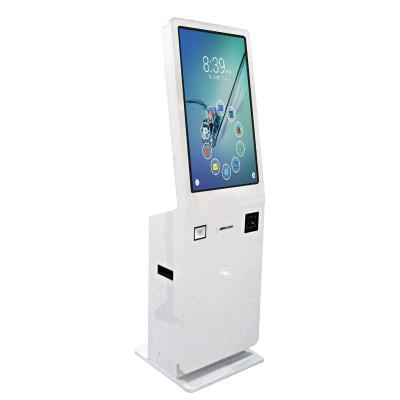 China Factory Indoor Customization Kiosk Solution Payment Thermal Line Printing Terminal Self Service POS Kiosk for Bank and Business Lobby for sale