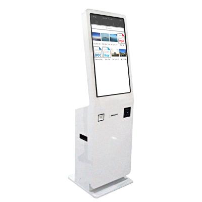 China HXtouch indoor payment solution kiosk 23.6 inch thermal line android printing self service kiosk machine payment kiosk machine for sale