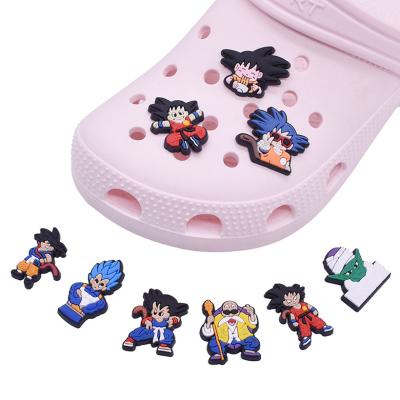 China Clog Charm Kids Popular Japan Korea Cartoon Shoe Charm Crocs Shoes Charm Button Shoes Buckle For Clogs Decoration Wholesale for sale