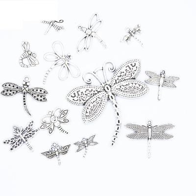 China FASHIONABLE Alloy Metal Charms Tibetan Silver Plated Antique Dragonfly Charm DIY Handmade Craft For Jewelry Making for sale