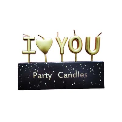 China Portable Premium Material Durable Birthdays Birthday Candle Inserts Art Pretty Birthday Candles for sale