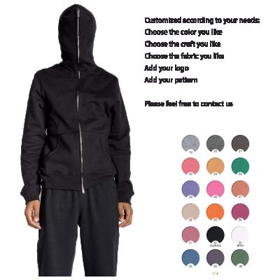 China High Quality Custom Color Mens Skeleton Mesh Skull Full Face French Terry Anti-Wrinkle Logo Heavy Oversized 100% Zip Up Hoodie for sale