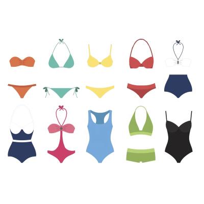 China Factory Direct Custom Size Bikini Swimwear OEM Custom Size Swimsuit Professional Plus Label for sale