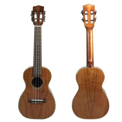 China Mahogany With Flame China Mini Guitar Wholesale 23 Inch Concert Ukulele With Okoume Wood Neck Gloss Finish Ukulele for sale