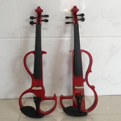 China High hardwood and instant electric violin prices beginner playing basswood violin electric instruments electric violin 4/4 for sale