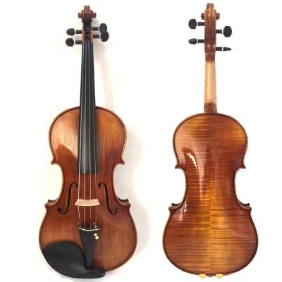 China Hot Selling Flawless Oil Painting Chinese Handmade Violin European Material Antique Violin for sale