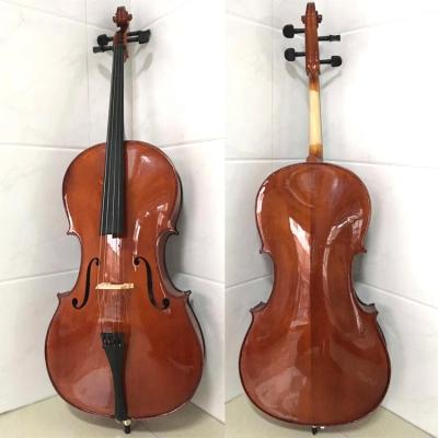 China Impeccable handmade solid wood luminous cello 4/4-1/8 cello popularization for sale