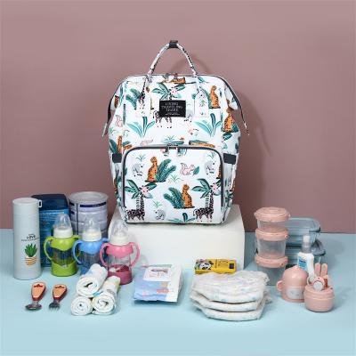 China With 2021 New Arrival Waterproof USB Large Capacity Backpack Bagpack Baby Diaper Diaper Bag Cheap Women In Diaper Backpack for sale