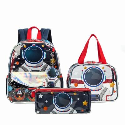 China Factory wholesale waterproof children anti-theft backpack lightweight cartoon animal printing school bag for girls set 2022 for sale