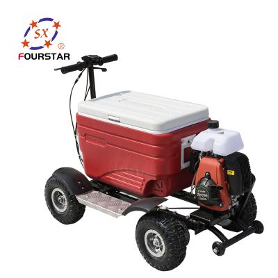 China Outdoor Sport Mini Gas Cooler Scooter Off Road Buggy Ride On Scooter Fishing Scooter Cooler Box 4.10-4 for sale