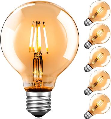 China Hotel E27 LED Filament Light Glass Bulb Vintage Led Lamps 110V 220V LED Edison E14 G45 Bulb 4W 8W 12W for sale